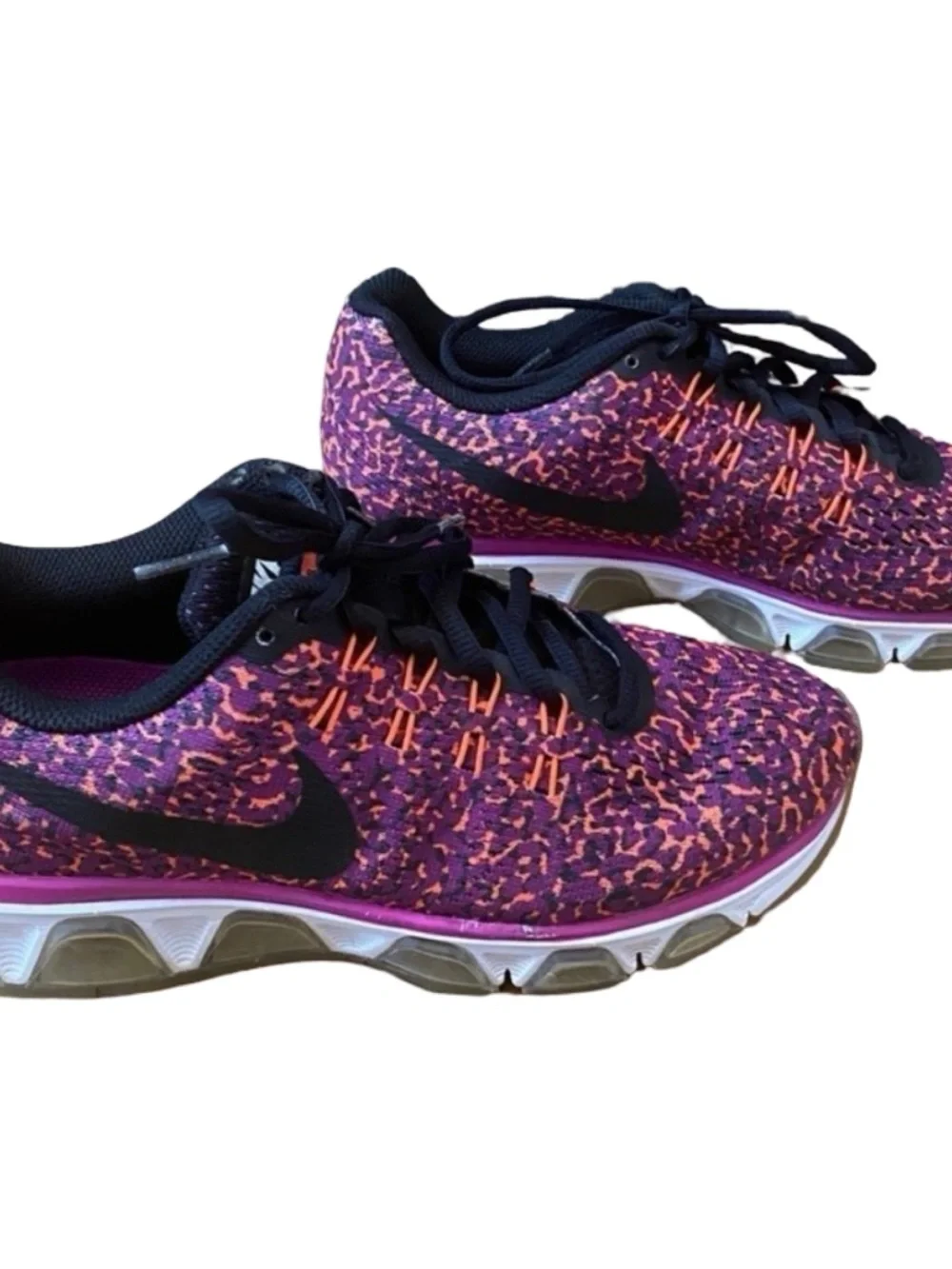 Nike Air Max Tailwind 8 Women’s Running Shoes Purple Orange Black Size 7